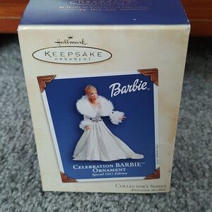 CELEBRATION BARBIE #4 Keepsake Ornament 2003 NEW